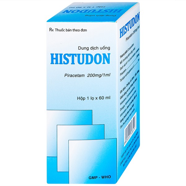 [T04318] Histudon Piracetam 200mg Dược Hà Tây (Lọ/60ml)