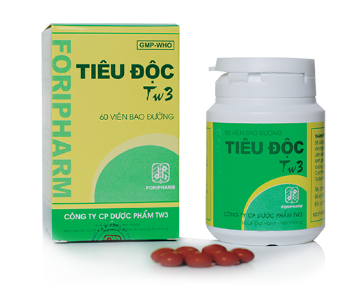 [T04356] Tiêu độc TW3 Foripharm (Lọ/60v) Date 07/2027
