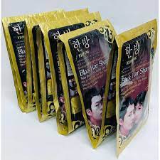 [T04371] Black Hair Shampoo dầu gội dây Hàn Quốc (Dây/10 gói /30ml)