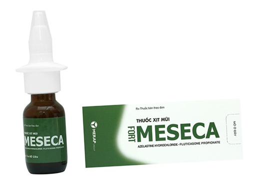 [T04399] Meseca Fort xịt mũi Merap (Lọ/60 liều) 