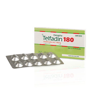 [T04425] Telfadin Fexofenadine 180mg Đà Nẵng (H/10v)