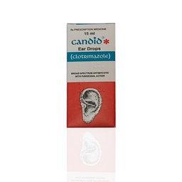 [T04454] Candid Clotrimazole 1% nhỏ tai Glenmark Ấn Độ (Lọ/15ml)  