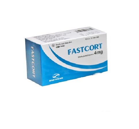 [T04460] Fastcort Methylprednisolon 4mg Hà Tĩnh (H/100v)