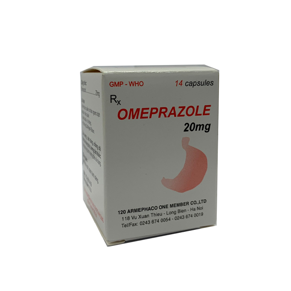 [T04493] Omeprazole 20mg Z120 (Lọ/14v)