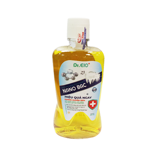 [T04513] Dr.elo Nano bạc Nước súc miệng kháng khuẩn Eloge (Chai/250ml)