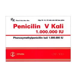 [T04524] Penicilin V Kali 1.000.000 IU TW2 Dopharma (H/100v)