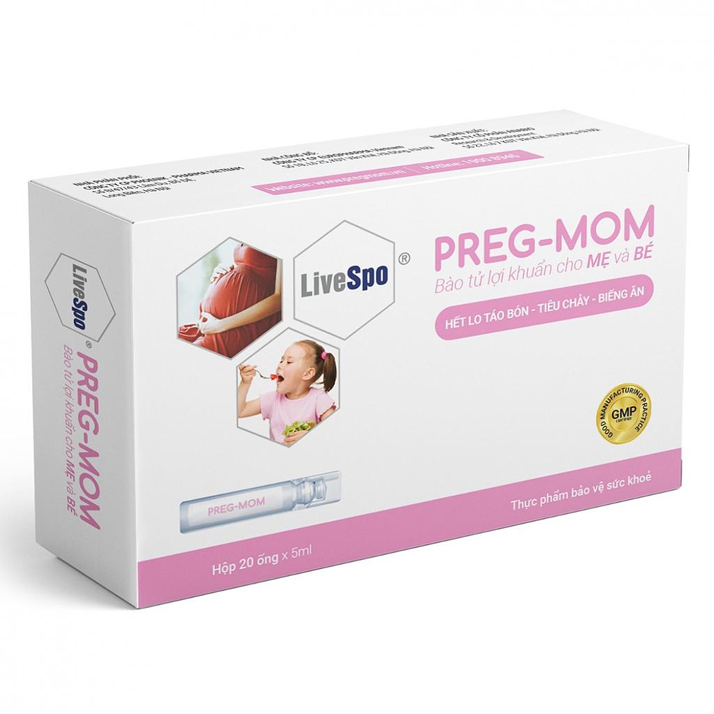 [T04580] Preg Mom bào tử lợi khuẩn Phoenik Pharma (H/20o/10ml)