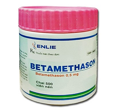[T04592]  Betamethason 0.5mg nắp hồng Enlie (Lọ/500v)