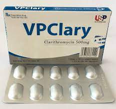 [T04632] VPClary Clarithromycin 500mg USP (H/10v)