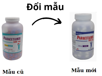 [T04649]  Paracetamol 500mg Cửu Long (Lọ/500v) 
