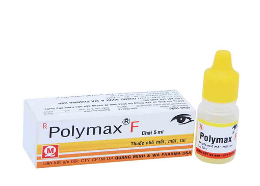 [T04724] Polymax F nhỏ mắt Quang Minh (Cọc/10 lọ/5ml)