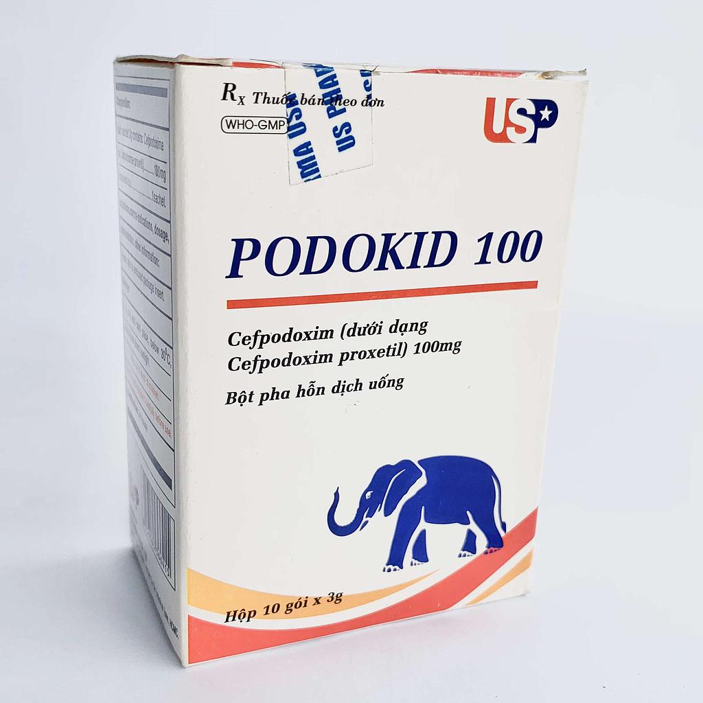 [T04737] Podokid Cefpodoxim 100mg USP (H/10 gói)