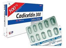 [T04760] Cadicefdin Cefdinir 300mg USP (H/20v)