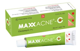 [T04777] Maxxacne C Clindamycin 1% Gel trị mụn Ampharco (Tuýp/15g)