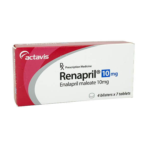 [T04792] Renapril Enalapril 10mg Balkanpharma Bulgari (H/28v)