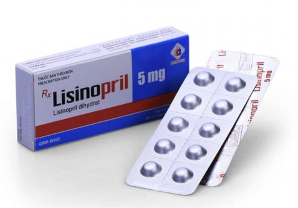 [T04816] Lisinopril 5mg Đồng Tháp (H/30v)
