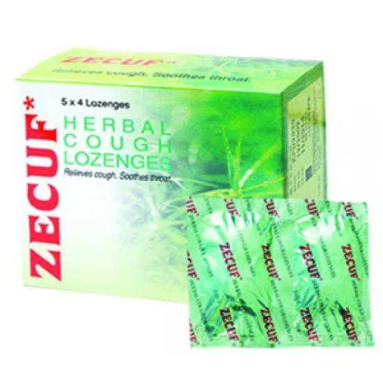 [T04841] Zecuf Herbal ngậm ho Unique Ấn Độ (H/20v)