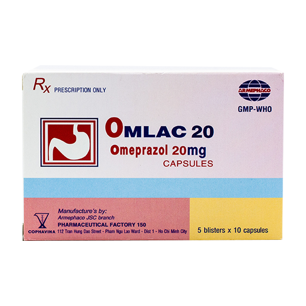 [T04864] Omlac Omeprazol 20mg Z120 (H/50v)