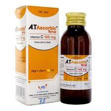 [T04893] A.T Ascorbic Siro Vitamin C 100mg An Thiên (Lọ/60ml)
