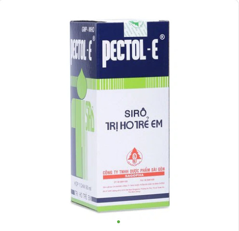 [T04921] Pectol E siro trị ho trẻ em Sagopha (Lọ/90ml)