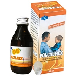 [T04923] Polcalmex siro bổ sung canxi Ba Lan (Lọ/150ml)