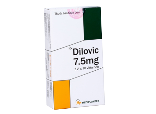 [T04930] Dilovic Meloxicam 7,5mg Mediplantex (H/20v) Date 07/2027