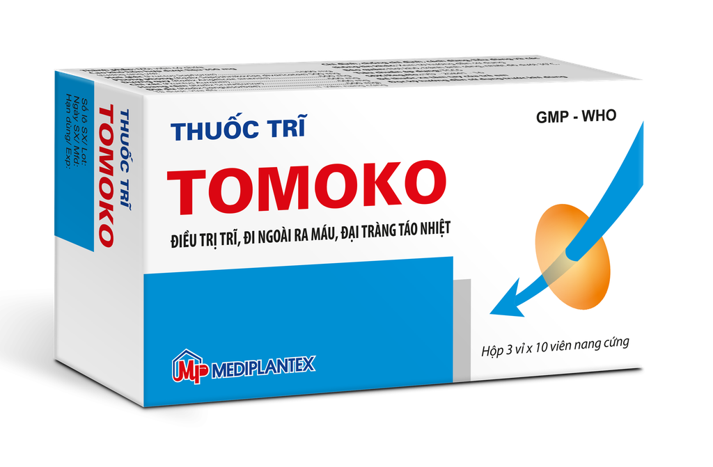 [T04939] Tomoko điều trị trĩ Mediplantex (H/30v) Date 10/2026