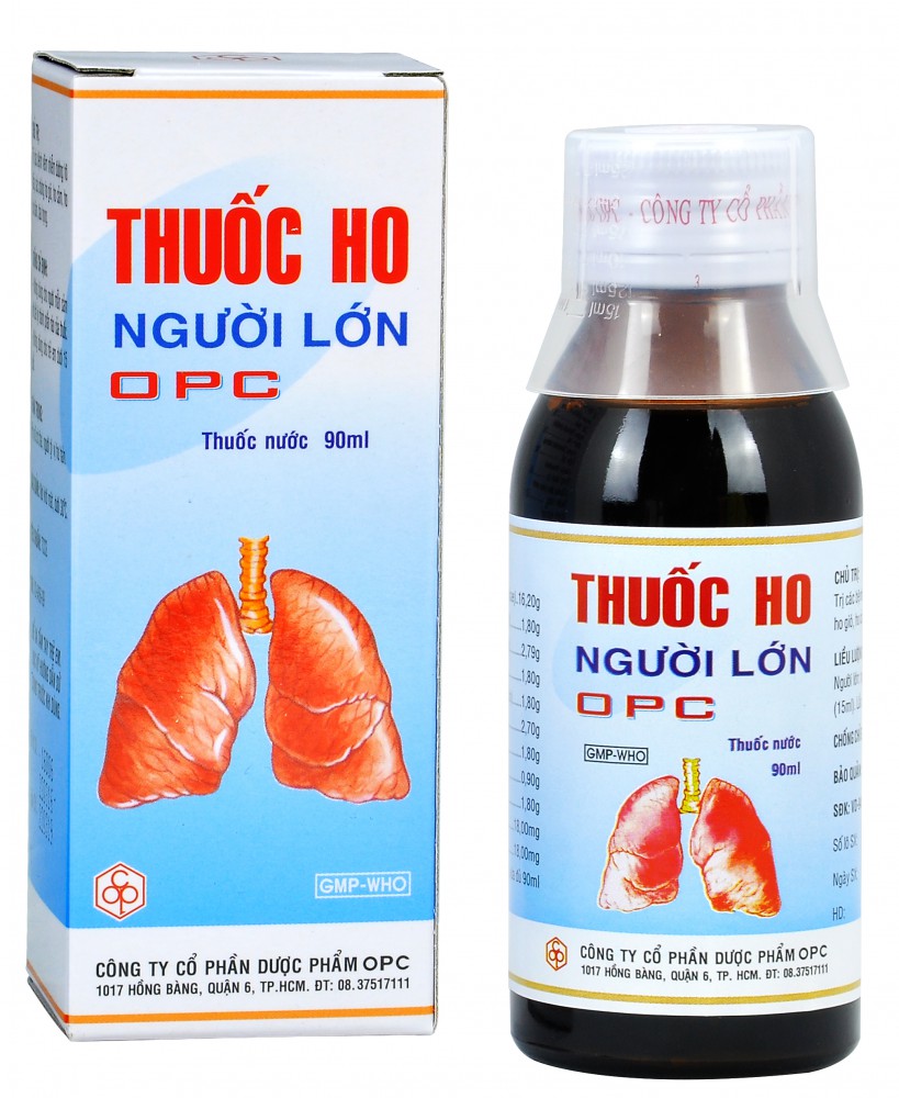 [T05012] Thuốc Ho Người Lớn OPC (Lọ/90ml)