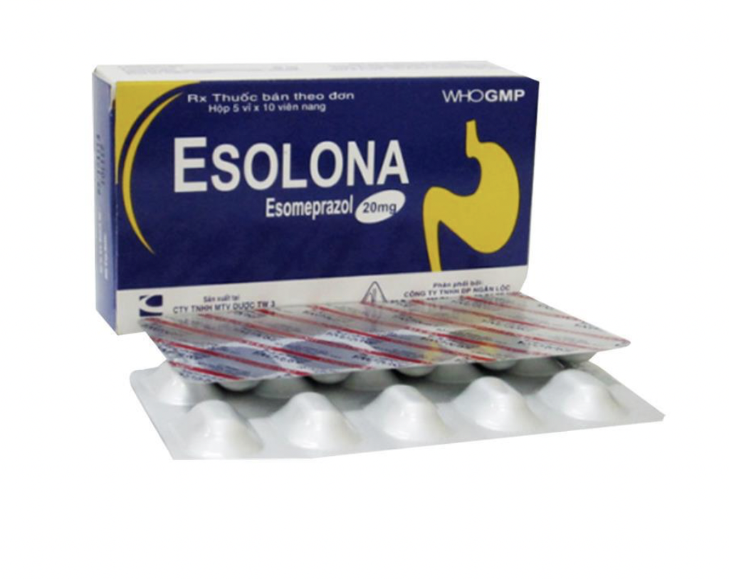 [T05021] Esolona Esomeprazole 20mg Tw3 (H/50v)