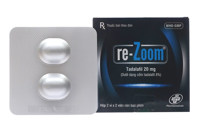 [T05031] Re Zoom Tadalafil 20mg Opv (H/4v) Date 05/2027