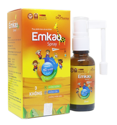 [T05045] Vitamin D3 K2 MK7 Emkao Spray xịt Dược Khoa (Lọ/25ml)