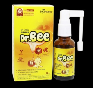 [T05046] Xịt Họng Keo Ong Giảm Ho Dr.Bee Dược Khoa (Lọ/30ml)