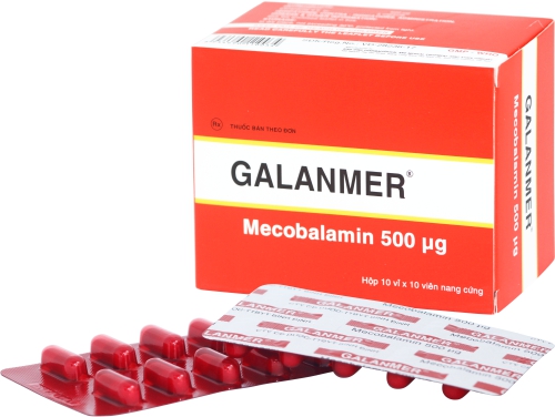 [T05053] Galanmer Mecobalamin 500mg Bình Định (H/100v)