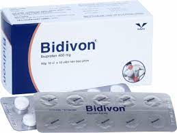 [T05054] Bidivon Ibuprofen 400mg Bình Định (H/100v)