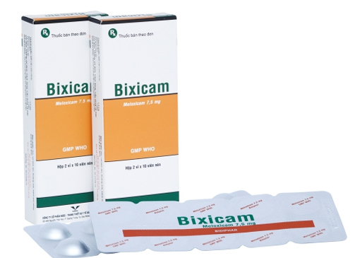 [T05060] Bixicam Meloxicam 7.5mg Bình Định (H/20v)