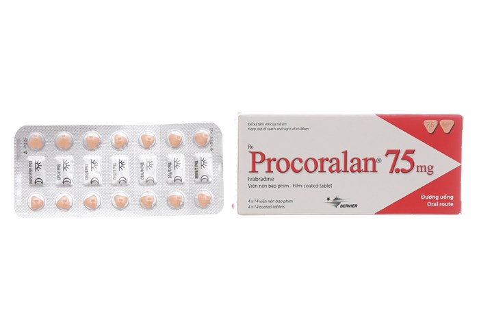 [T05086] Procoralan Ivabradin 7.5mg Servier (H/56v) Date 11/2027
