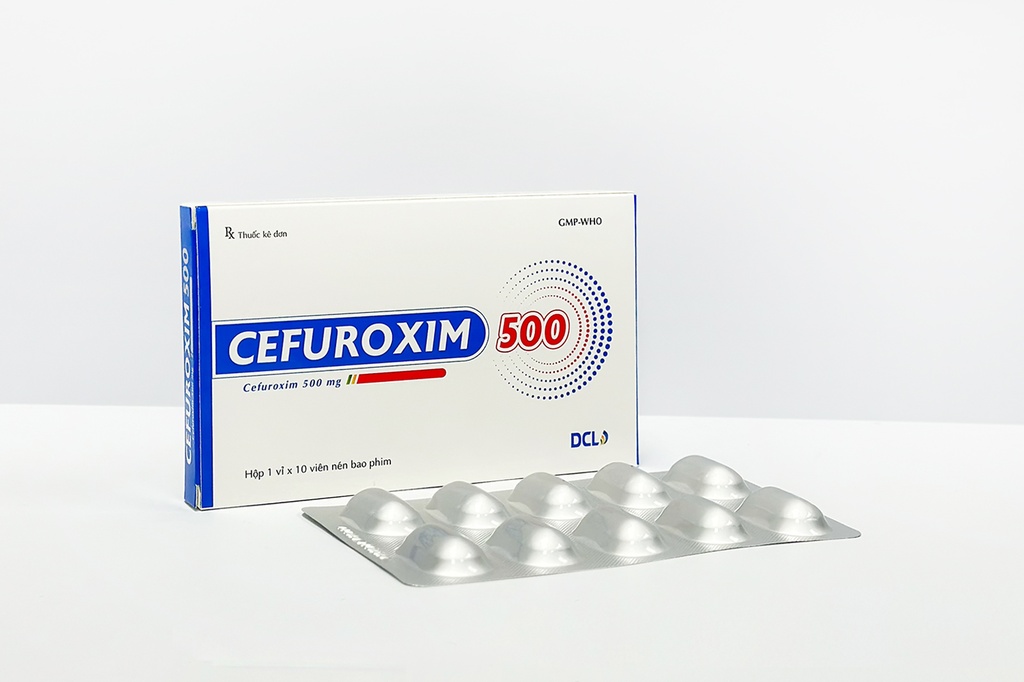 [T05089] Cefuroxim 500mg Cửu Long (H/10v)