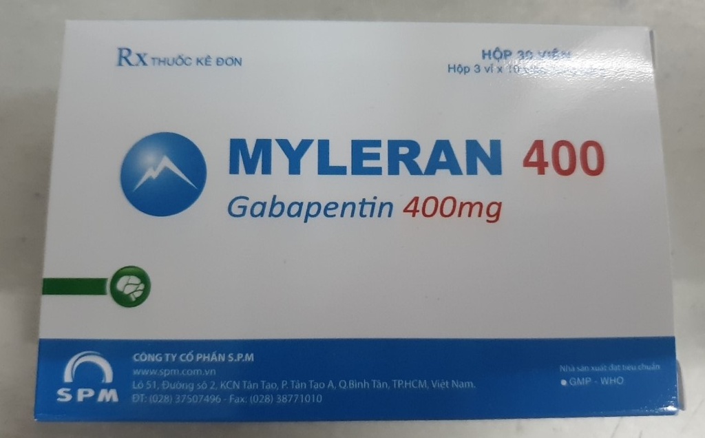 [T05117] Myleran Gabapentin 400mg SPM (H/30v)