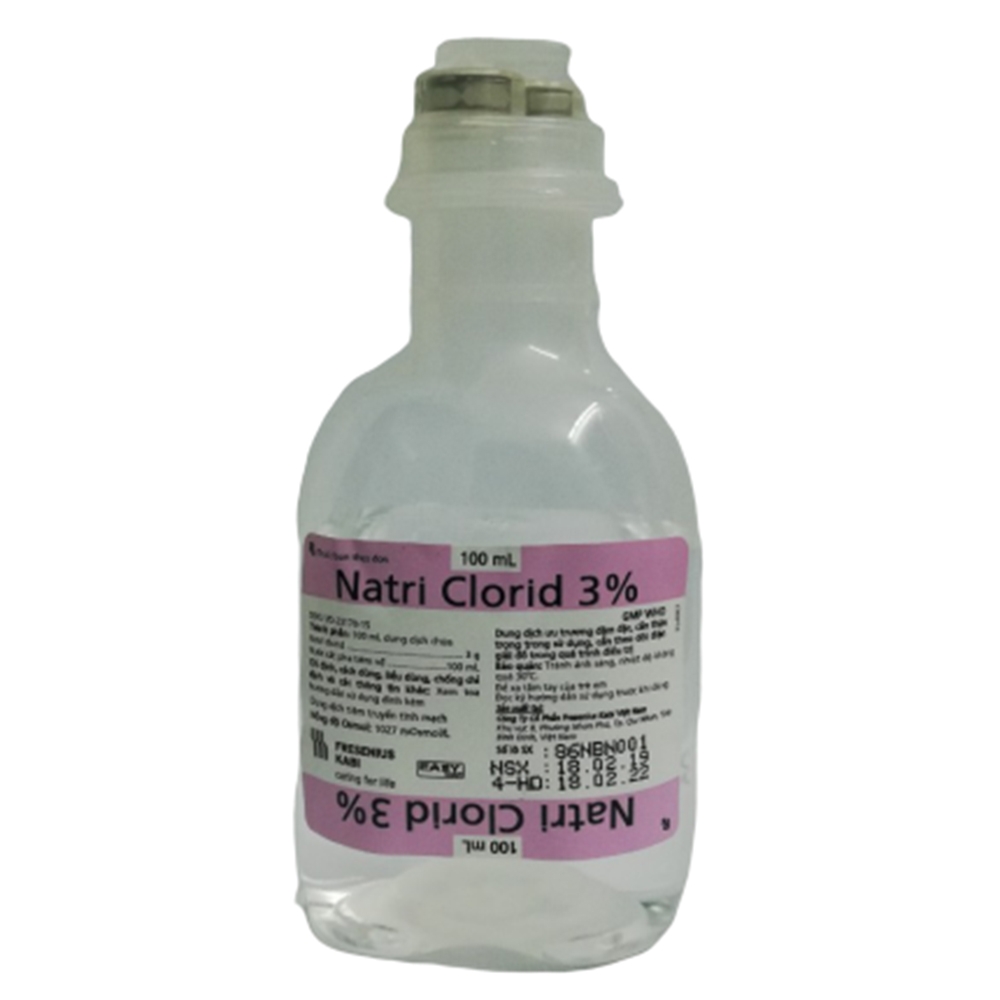 [T05156] Natri Clorid 3% Kabi Bình Định (Lọ/100ml)