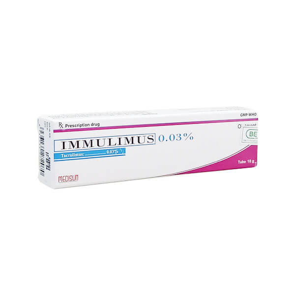 [T05169] Immulimus Tacrolimus 0.03% Medisun (T/10g)