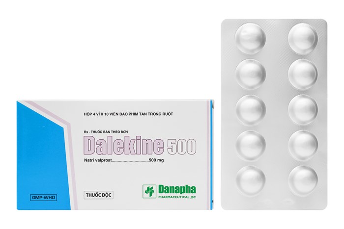 [T05199] Dalekine Natri Valproat 500mg Đà Nẵng (H/40v)