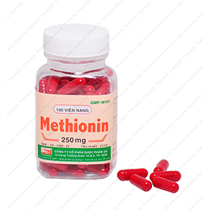 [T05222] Methionin 250mg Dp 3/2 (Lọ/100v)