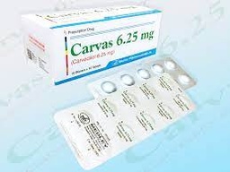 [T05267] Carvas Carvedilol 6.25 mg Medley (H/100v)