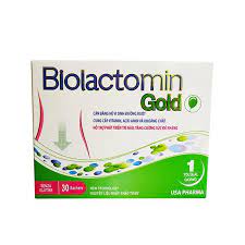 [T05305] Biolactomin Gold USA Pharma (H/30 gói/3g) (Xanh lá)