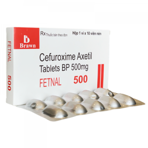 [T05334] Fetnal 500 Cefuroxime Axetil 500mg Ấn Độ (H/10v) date 08/2024