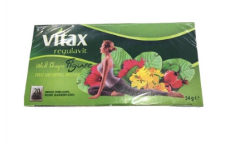 [T05365] Vitax Regulavit Figure Trà giảm cân trái cây và thảo dược Ba Lan (H/20gói) Date 04/2026