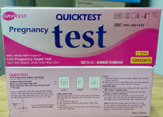 [T05490] Quicktest Que thử thai Đại việt (H/1que)