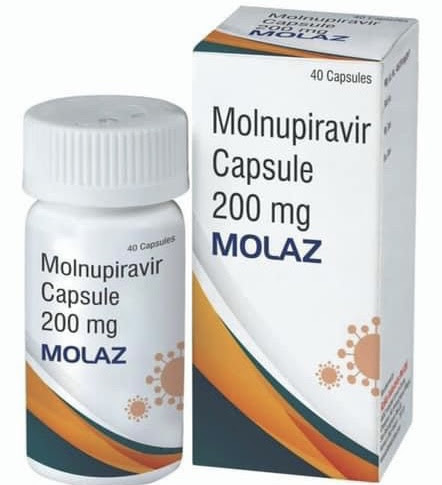 [T05511] Molnupiravir Capsules 200mg Molaz Azista (Lọ/40v)
