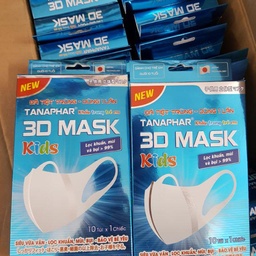 [T05522] Khẩu trang trẻ em 3D Mask Kids Tân Á (H/10c)