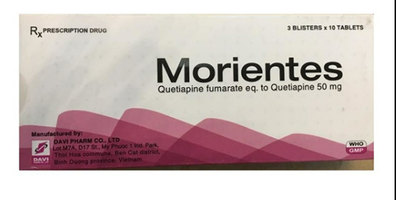 [T05539] Morientes 50 quetiapin 50mg Davipharm (H/30v)